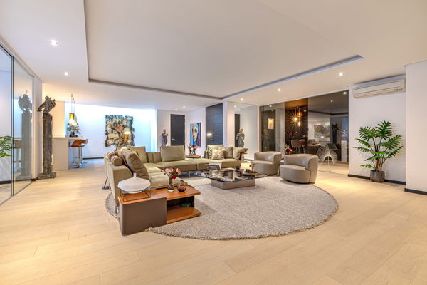 Contemporary luxury villa with expansive plot and refined Mediterranean living in Guadalmina Baja, Marbella