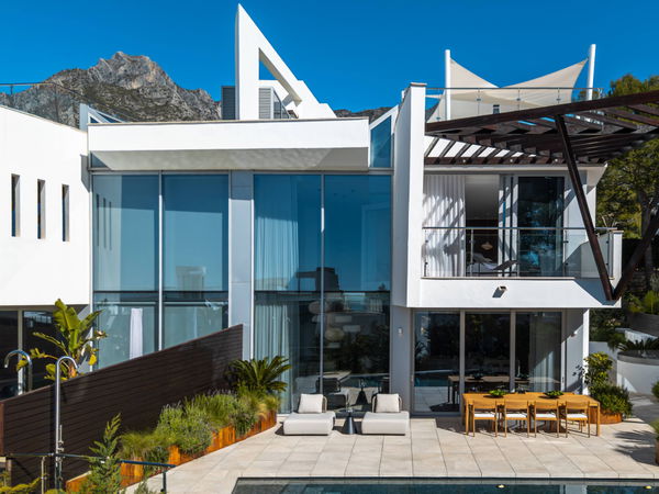 Contemporary four-bedroom property with private pool in an exclusive gated community, Sierra Blanca, Marbella
