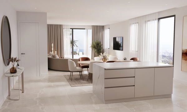 Spacious and bright apartment under plan in the New Golden Mile, Estepona