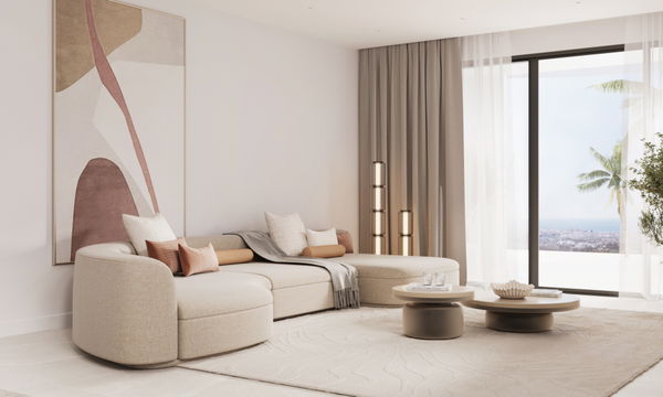 Spacious and bright apartment under plan in the New Golden Mile, Estepona