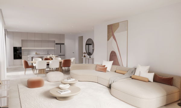 Spacious and bright apartment under plan in the New Golden Mile, Estepona