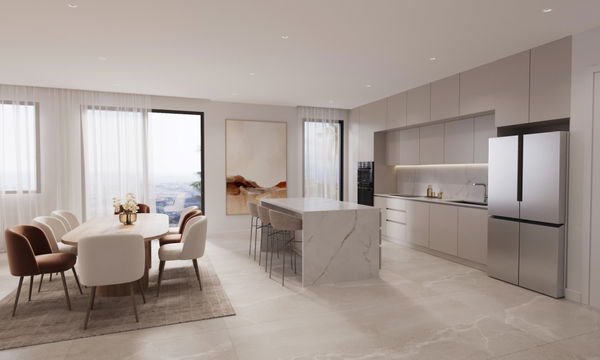 Spacious and bright apartment under plan in the New Golden Mile, Estepona