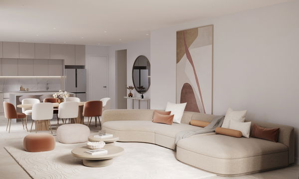 Spacious and bright apartment under plan in the New Golden Mile, Estepona