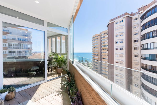 Impressive modern style property with sea views in La Malagueta, Málaga