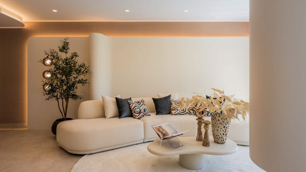 Beachfront contemporary apartment with refined Mediterranean living in Estepona, New Golden Mile