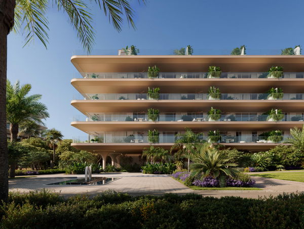 Contemporary three-bedroom penthouse with rooftop solarium and jacuzzi, Estepona