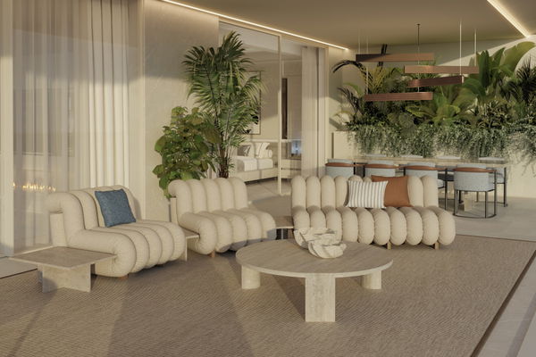 Contemporary three-bedroom apartment with sea views in an exclusive boutique development, Estepona