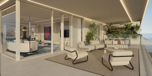 Contemporary three-bedroom apartment with sea views in an exclusive boutique development, Estepona