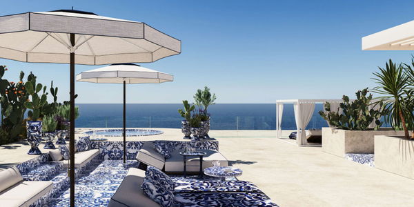 Apartment with infinite sea views at Design Hills by Dolce&Gabbana, Golden Mile, Marbella