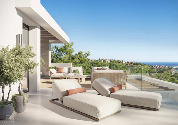 Exceptional contemporary villa with panoramic Mediterranean views in a prime setting, La Quinta, Benahavís