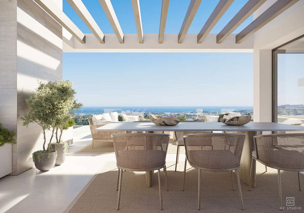 Exceptional contemporary villa with panoramic Mediterranean views in a prime setting, La Quinta, Benahavís