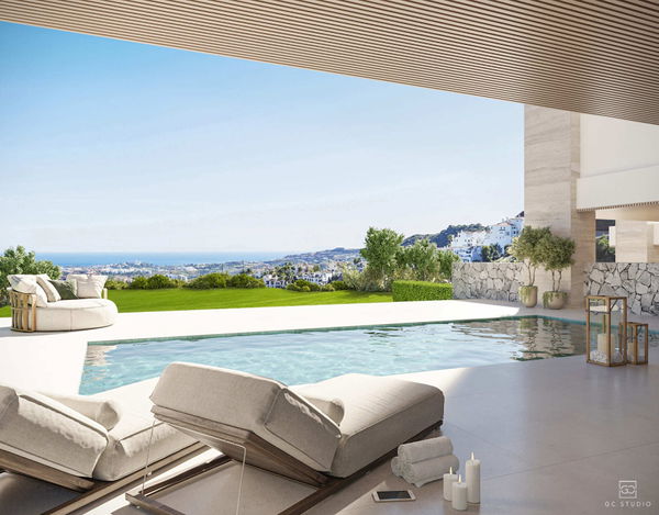 Exceptional contemporary villa with panoramic Mediterranean views in a prime setting, La Quinta, Benahavís