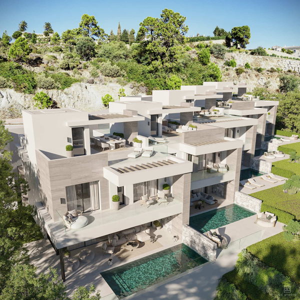 Exceptional contemporary villa with panoramic Mediterranean views in a prime setting, La Quinta, Benahavís