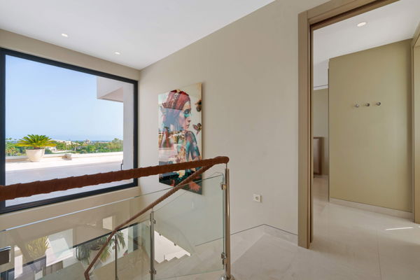 Modern frontline golf villa with panoramic views in the heart of the Golf Valley in Nueva Andalucía, Marbella