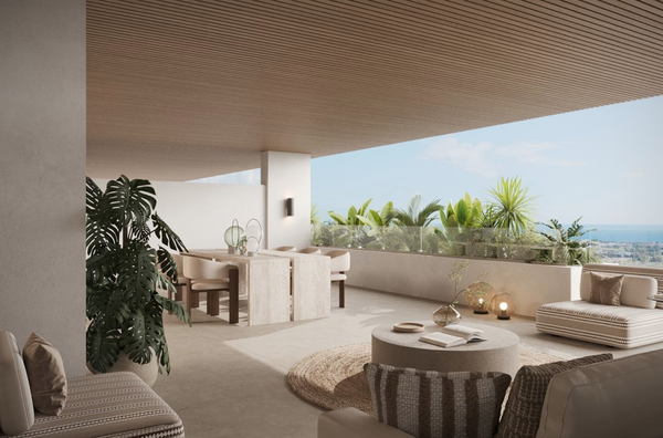 Exceptional duplex penthouse with rooftop outdoor living in Estepona