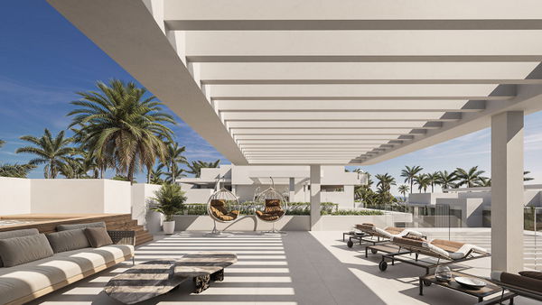 Exceptional duplex penthouse with rooftop outdoor living in Estepona