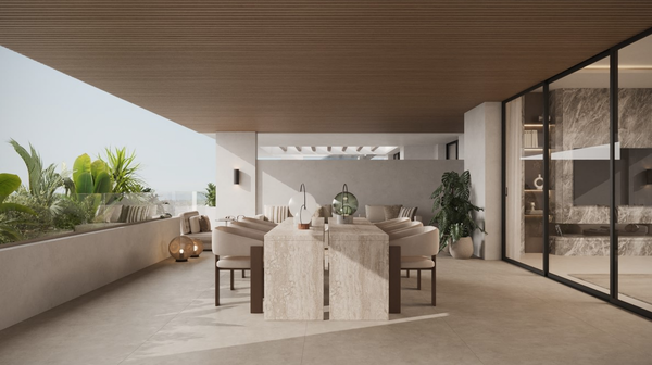 Exceptional duplex penthouse with rooftop outdoor living in Estepona