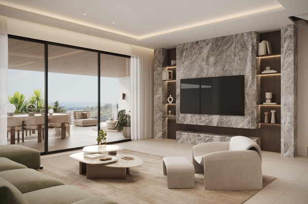 Exceptional duplex penthouse with rooftop outdoor living in Estepona
