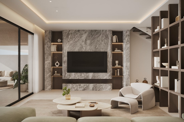 Sophisticated penthouse with rooftop terrace and panoramic sea views in Estepona