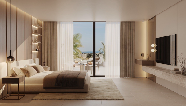 Elegant contemporary off plan apartment with private terrace in Estepona
