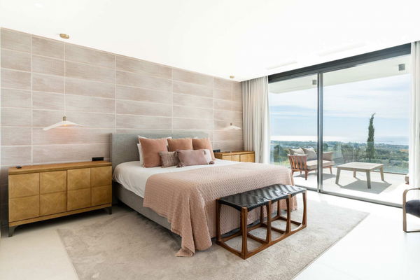 Luxury villa surrounded by nature with stunning panoramic views, New Golden Mile, Estepona