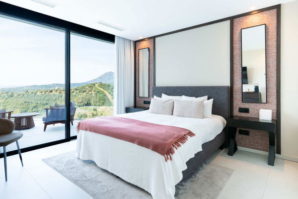 Luxury villa surrounded by nature with stunning panoramic views, New Golden Mile, Estepona