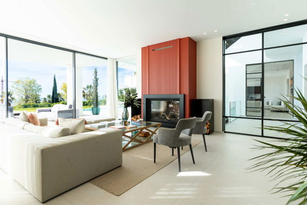 Luxury villa surrounded by nature with stunning panoramic views, New Golden Mile, Estepona
