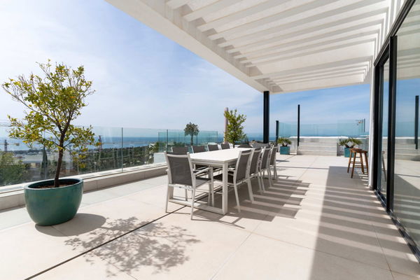 Luxury villa surrounded by nature with stunning panoramic views, New Golden Mile, Estepona