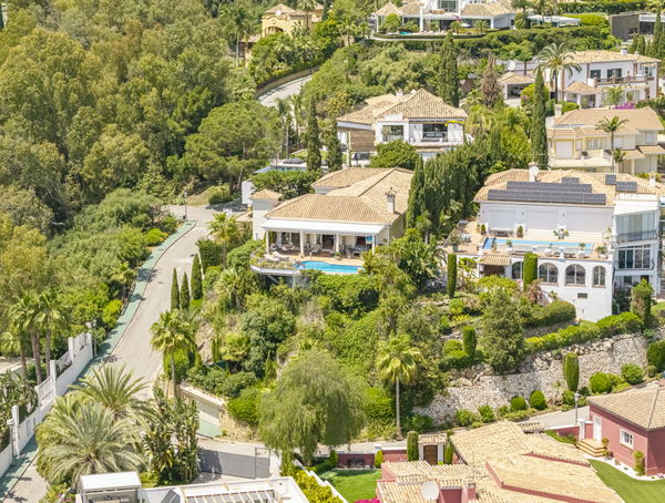 Casa Greco:  a timeless andalusian elegance with panoramic Mediterranean views in El Herrojo Alto, Benahavís