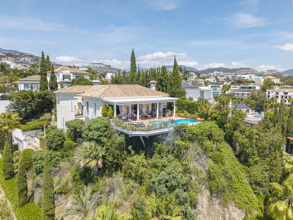 Casa Greco:  a timeless andalusian elegance with panoramic Mediterranean views in El Herrojo Alto, Benahavís