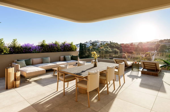 Contemporary Mediterranean semi detached residence within the prestigious Seghers enclave, Estepona