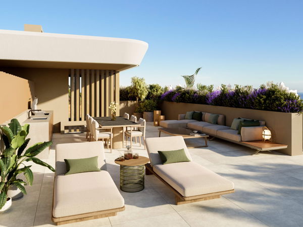 Contemporary Mediterranean semi detached residence within the prestigious Seghers enclave, Estepona