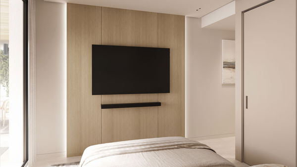 New luxury ground floor apartment with garden under construction on the new Golden Mile