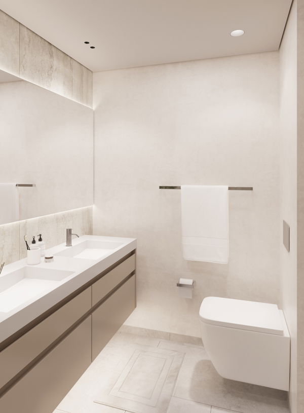 New luxury ground floor apartment with garden under construction on the new Golden Mile