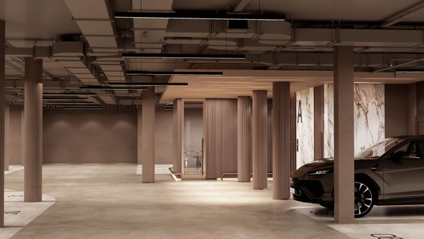 New luxury ground floor apartment with garden under construction on the new Golden Mile