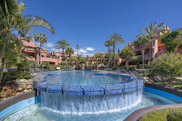 Refined beachfront duplex penthouse with Andalusian elegance, New Golden Mile, Estepona