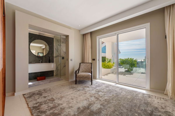 Spacious contemporary villa with guest house in a private hillside setting, Puerto del Almendro, Benahavís